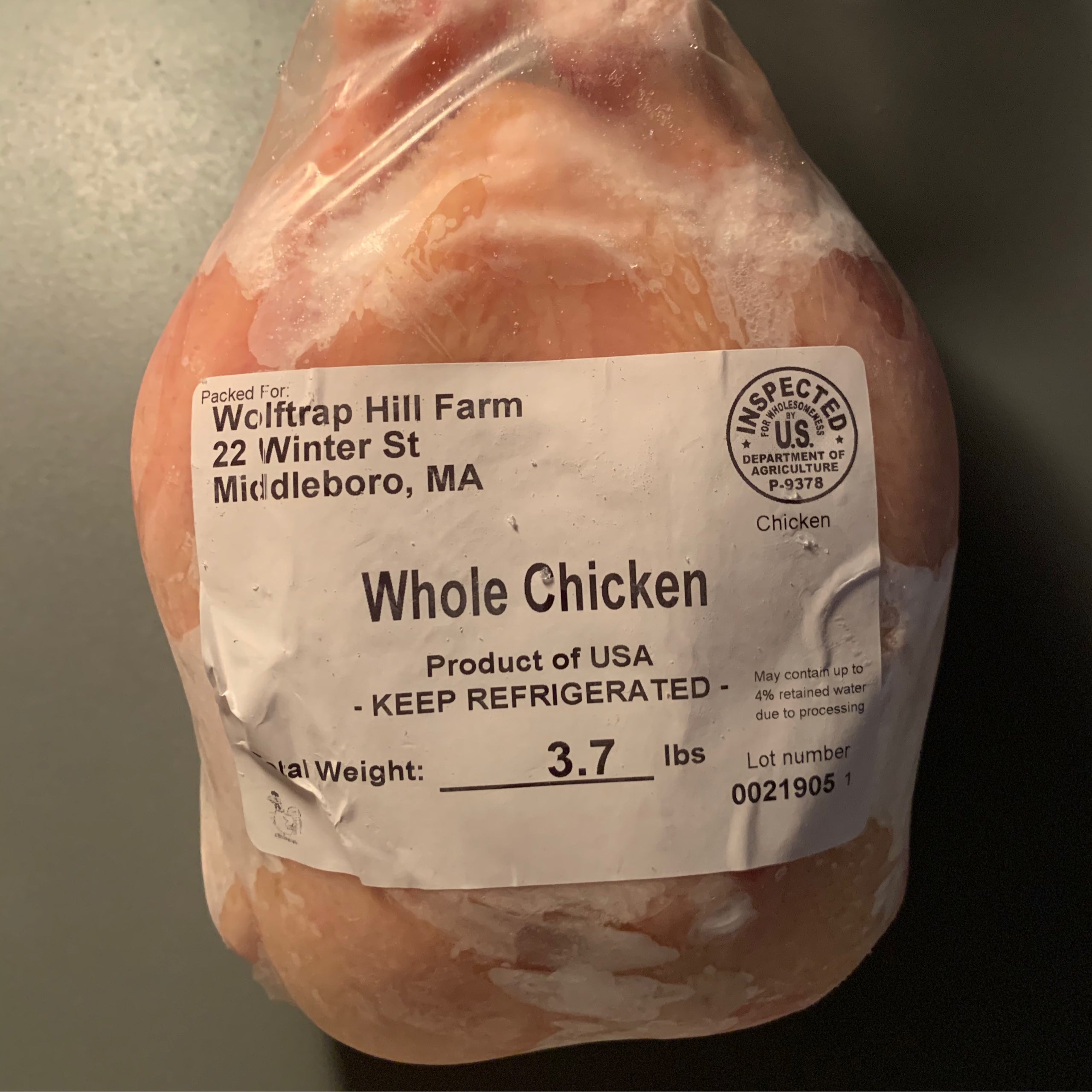 Local Organic Pasture Raised Chicken
